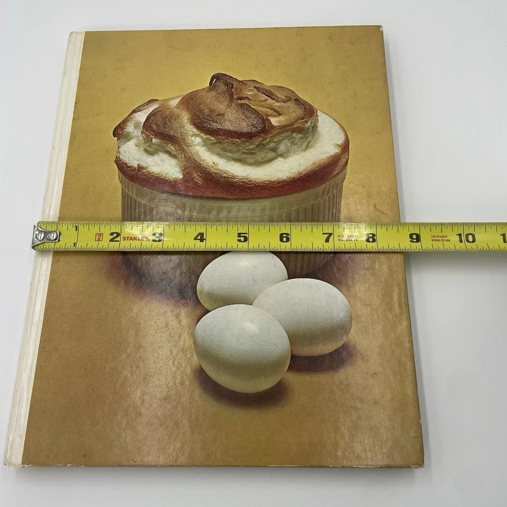 Cottagecore Hardcover French Cookbook 1968 Foods of the World Farmhouse Decor